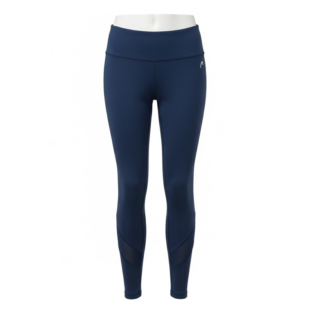 Head Blue High Waisted Active Sport Leggings With Mesh Panels Size Small